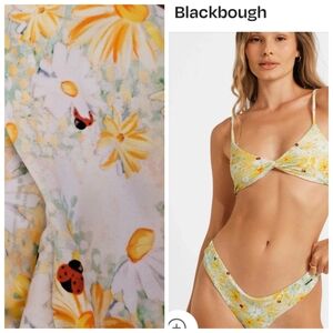 Nwot blackbough Swim Summer Garden Flower Bikini s